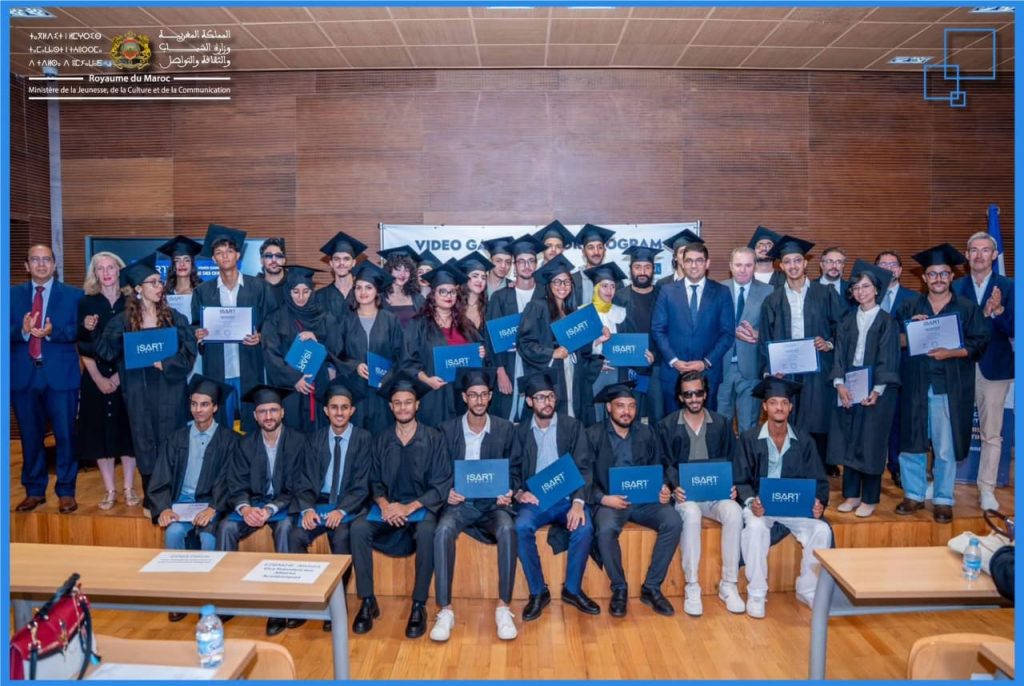 Graduation of the First Cohort of the Video Game Creator Program in Rabat