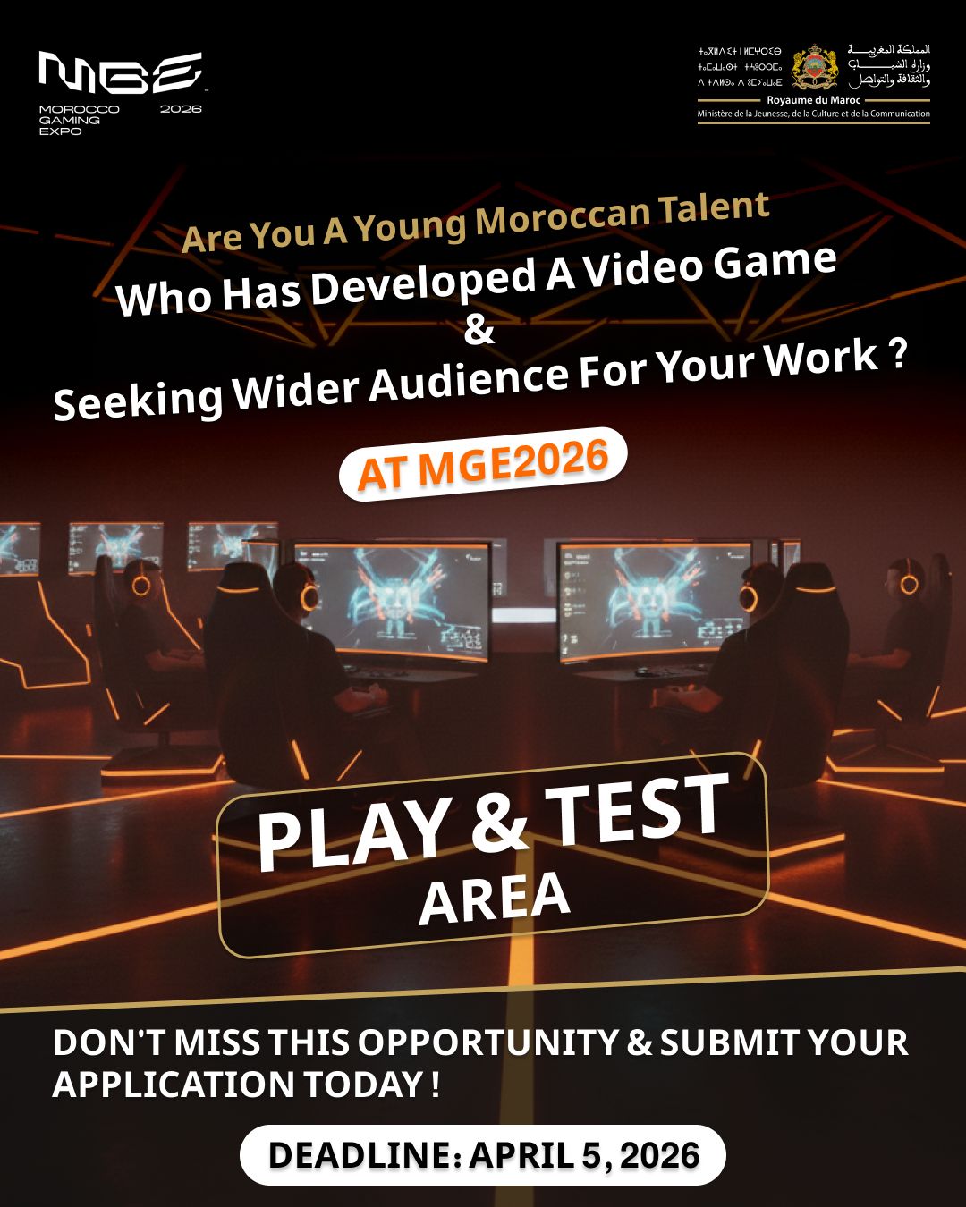 Play & Test Area-Morocco Gaming Expo 2026