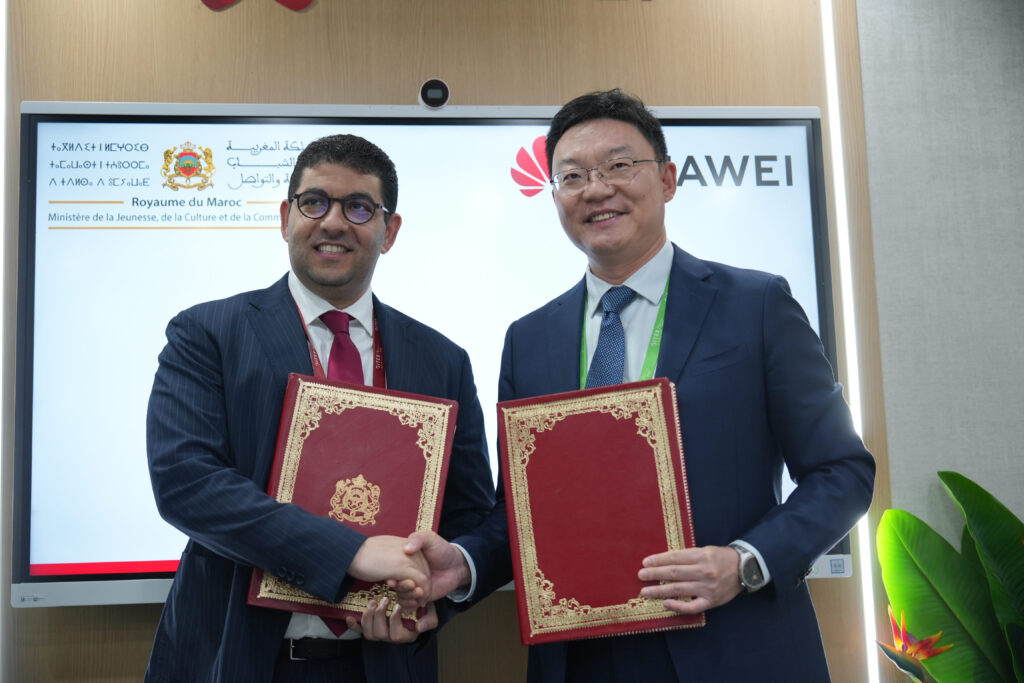 Signature of a Strategic Partnership Agreement between the Ministry of Youth, Culture and Communication and Huawei Morocco on the Sidelines of GITEX Africa Morocco 2026