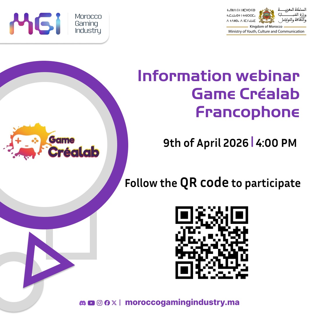 Game Créalab Francophone – Morocco Gaming Industry